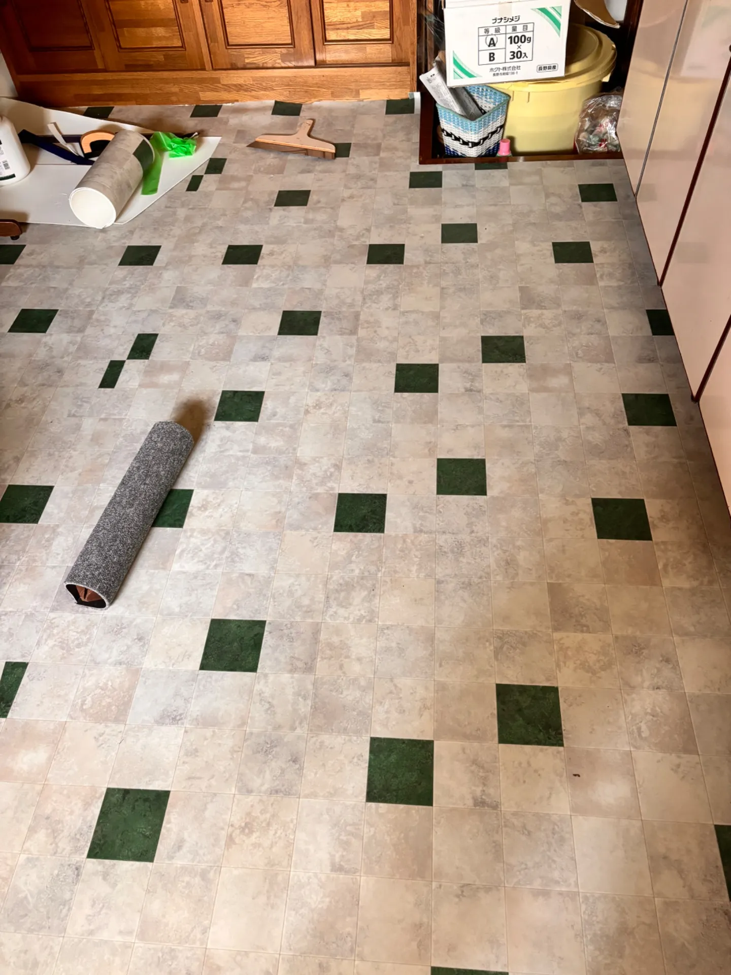 施工中　（施工前の写真はございません）